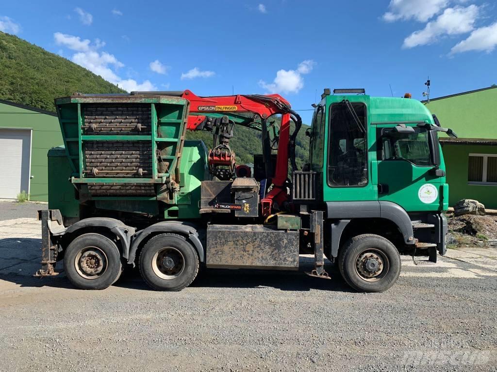 MAN - JENZ TGS 6x4 Štiepkovače