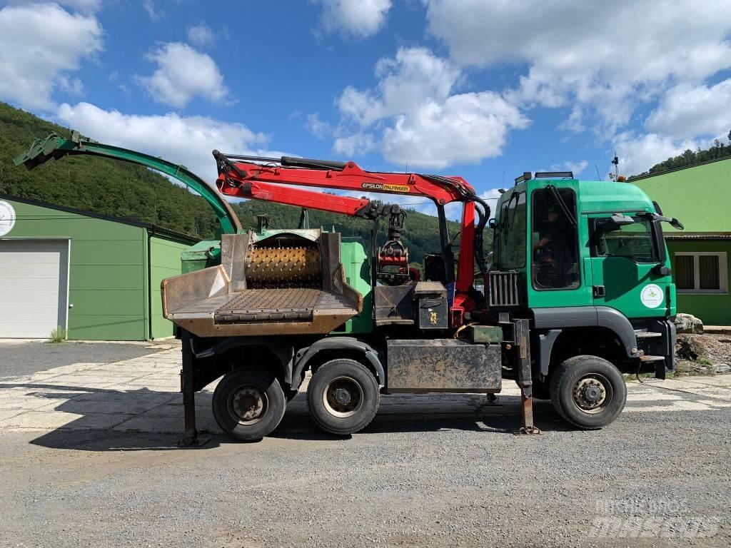 MAN - JENZ TGS 6x4 Štiepkovače
