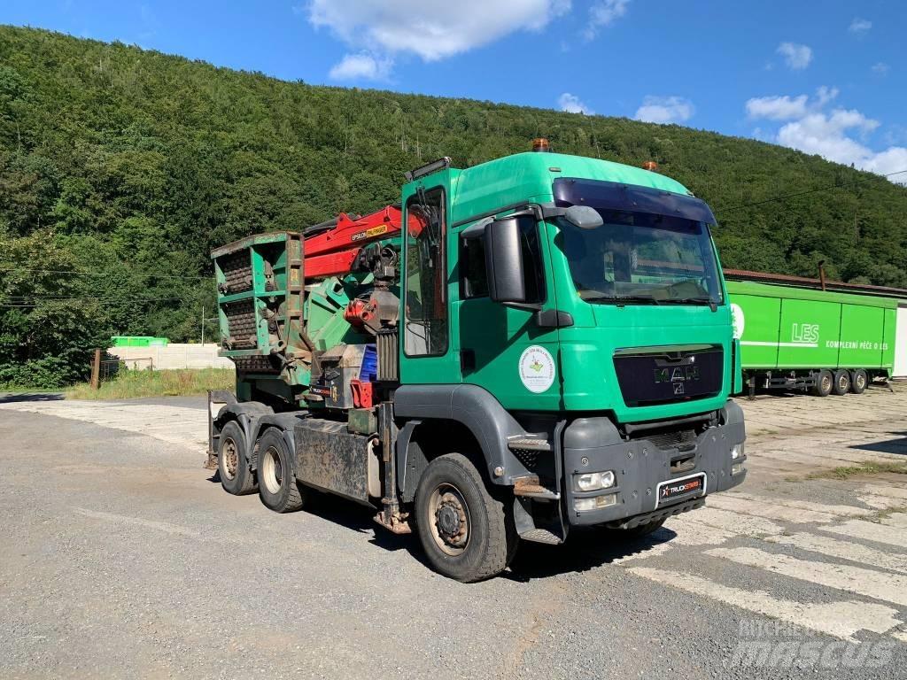 MAN - JENZ TGS 6x4 Štiepkovače