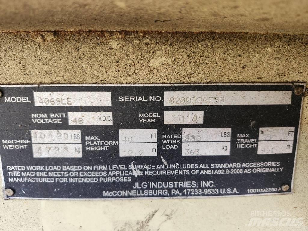 JLG 4069 LE Nožnicové zdvíhacie plošiny
