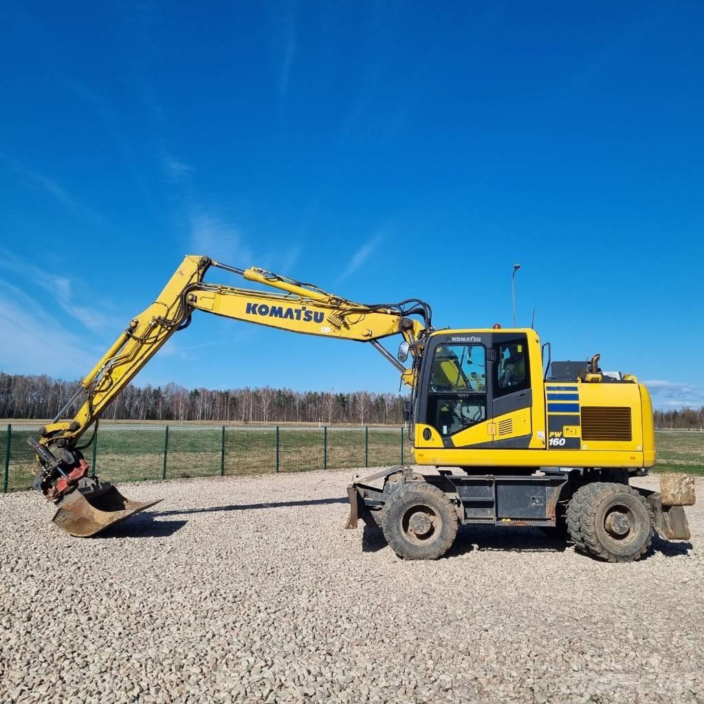Komatsu PW160 - 11 Kolesové rýpadlá
