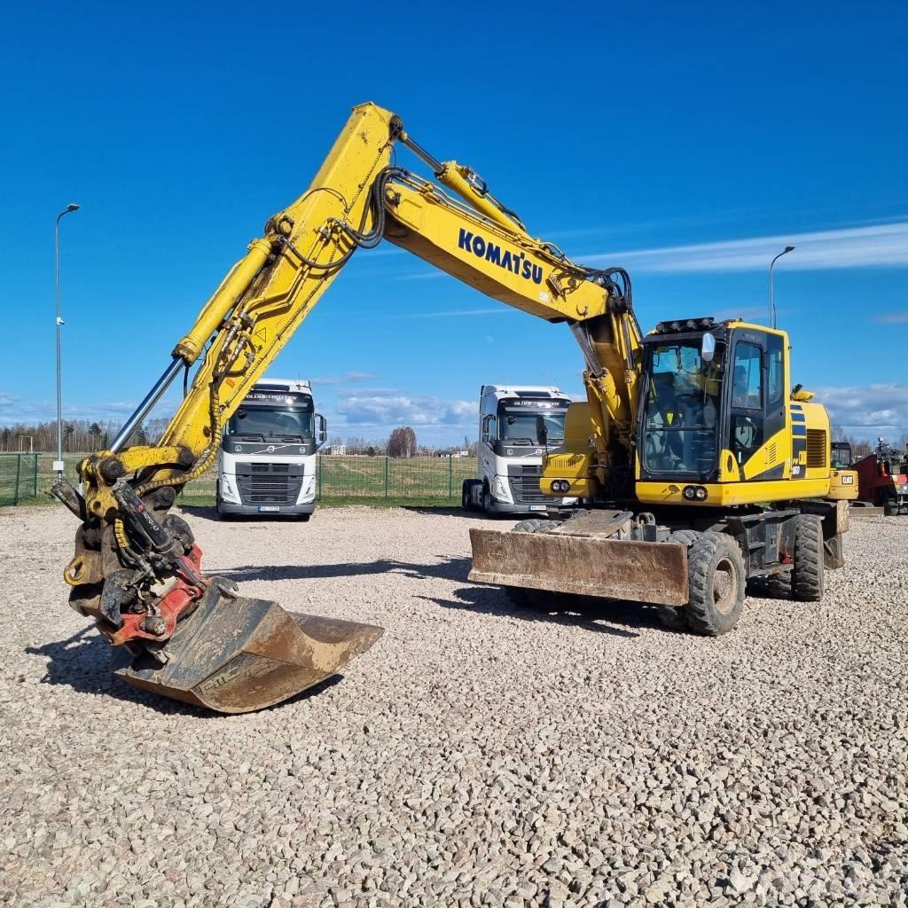 Komatsu PW160 - 11 Kolesové rýpadlá