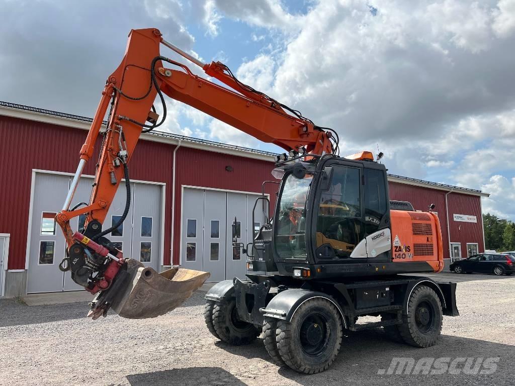 Hitachi ZX 140 W-5 Kolesové rýpadlá