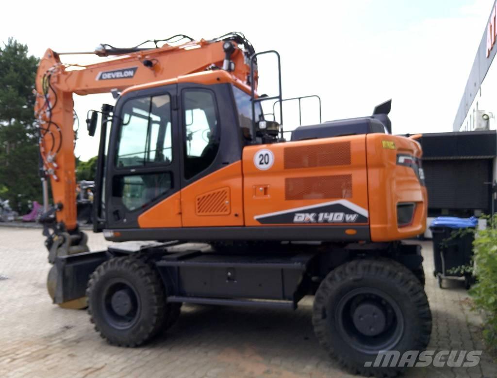 Doosan DX140W-7 Kolesové rýpadlá