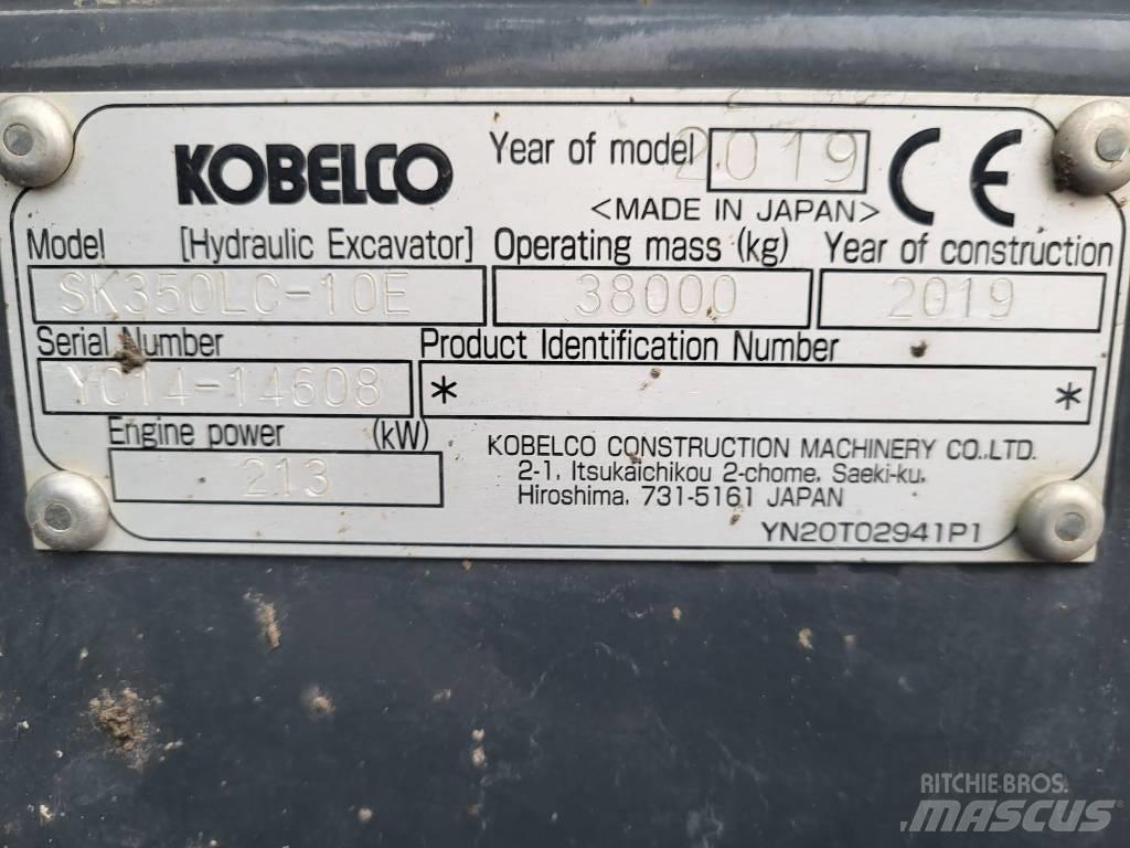 Kobelco SK350LC-10E Pásové rýpadlá
