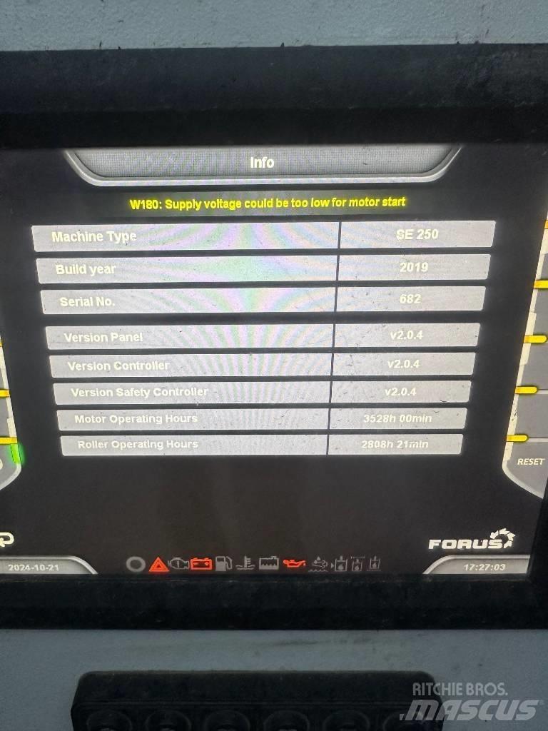 Forus SE250 Drviče odpadu
