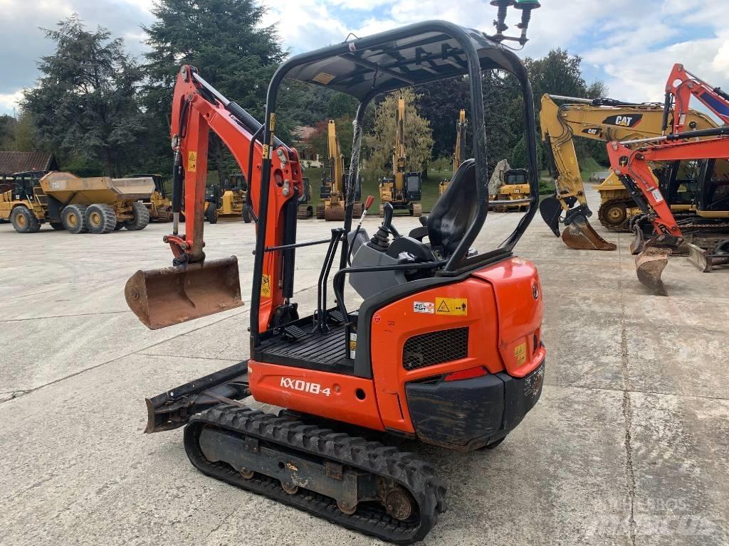 Kubota KX 018-4 Mini rýpadlá < 7t