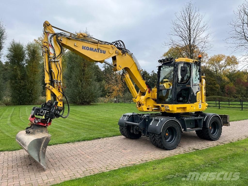 Komatsu PW 118 Kolesové rýpadlá