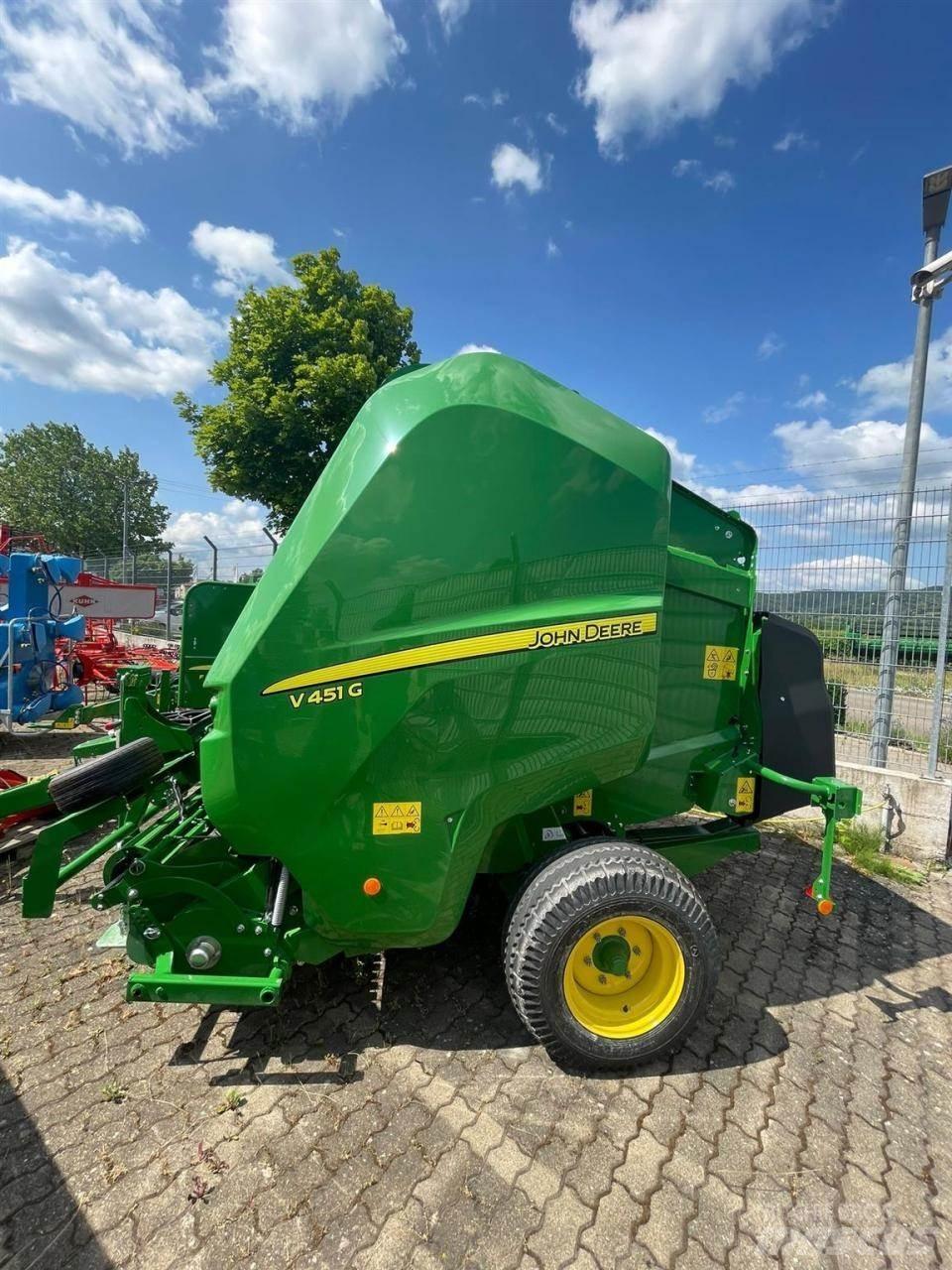 John Deere V451G Lisy na okrúhle balíky