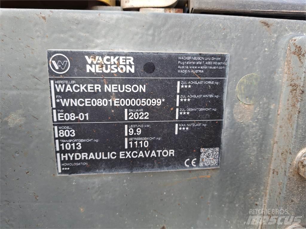 Wacker Neuson 803 Pásové rýpadlá