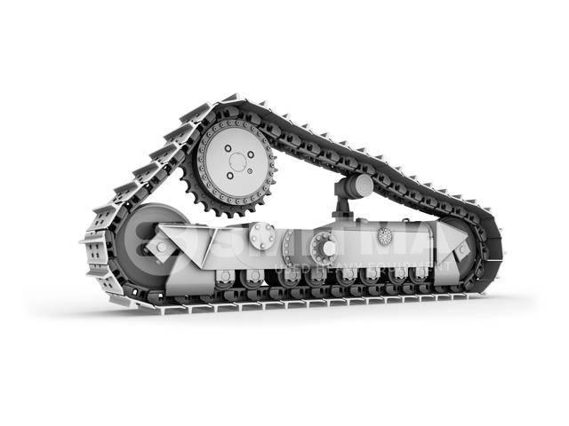 CAT D8R Pásy, reťaze a podvozok