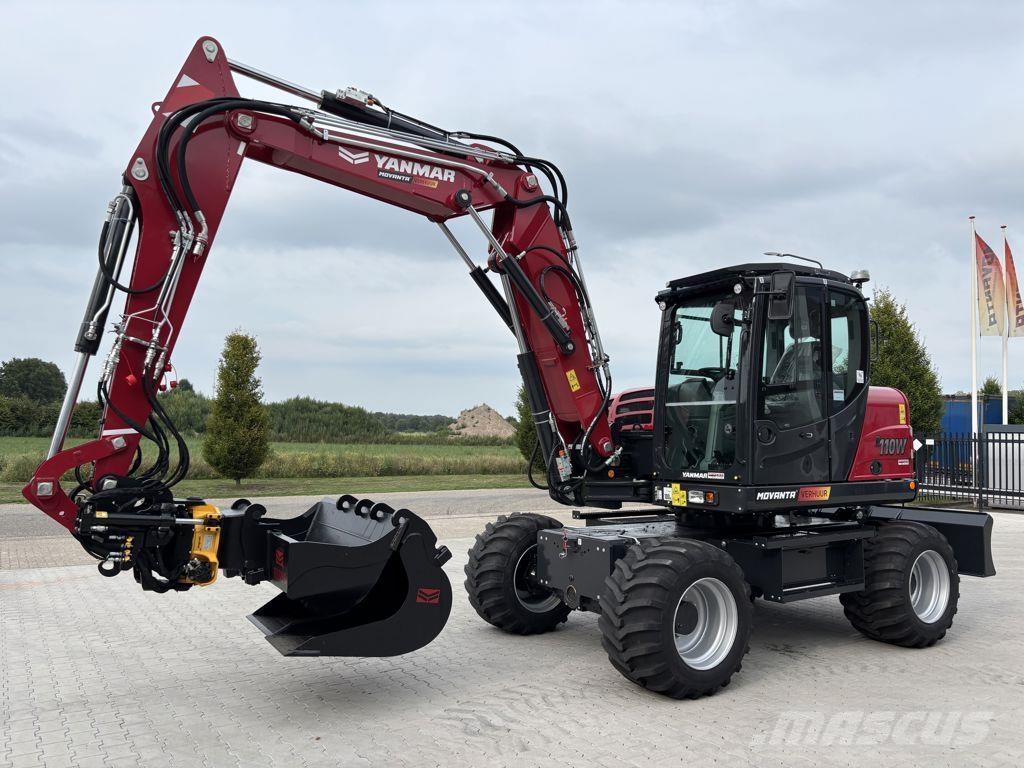 Yanmar YAN B110W Kolesové rýpadlá