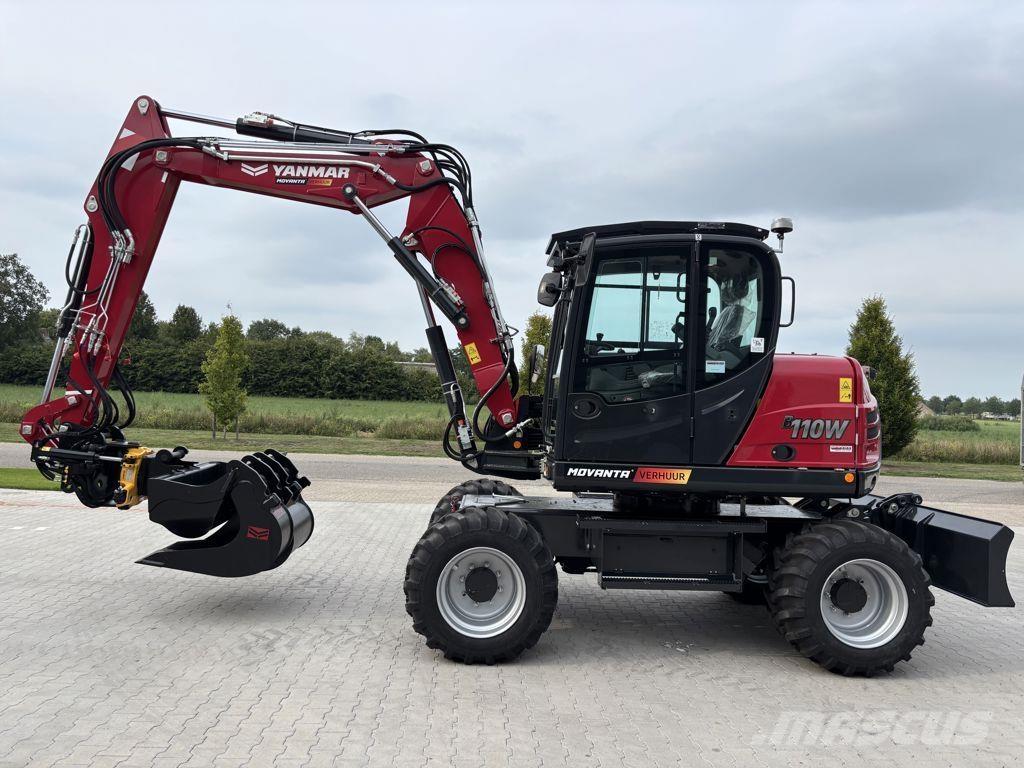 Yanmar YAN B110W Kolesové rýpadlá