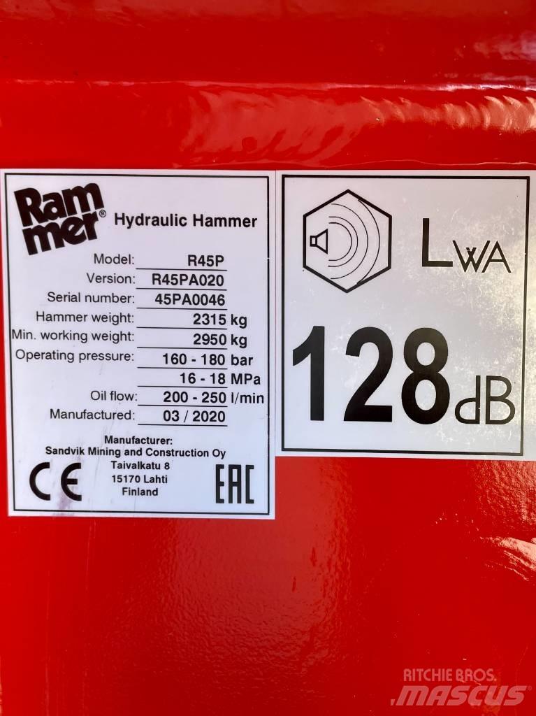 Rammer R45P Búracie kladivá / Zbíjačky
