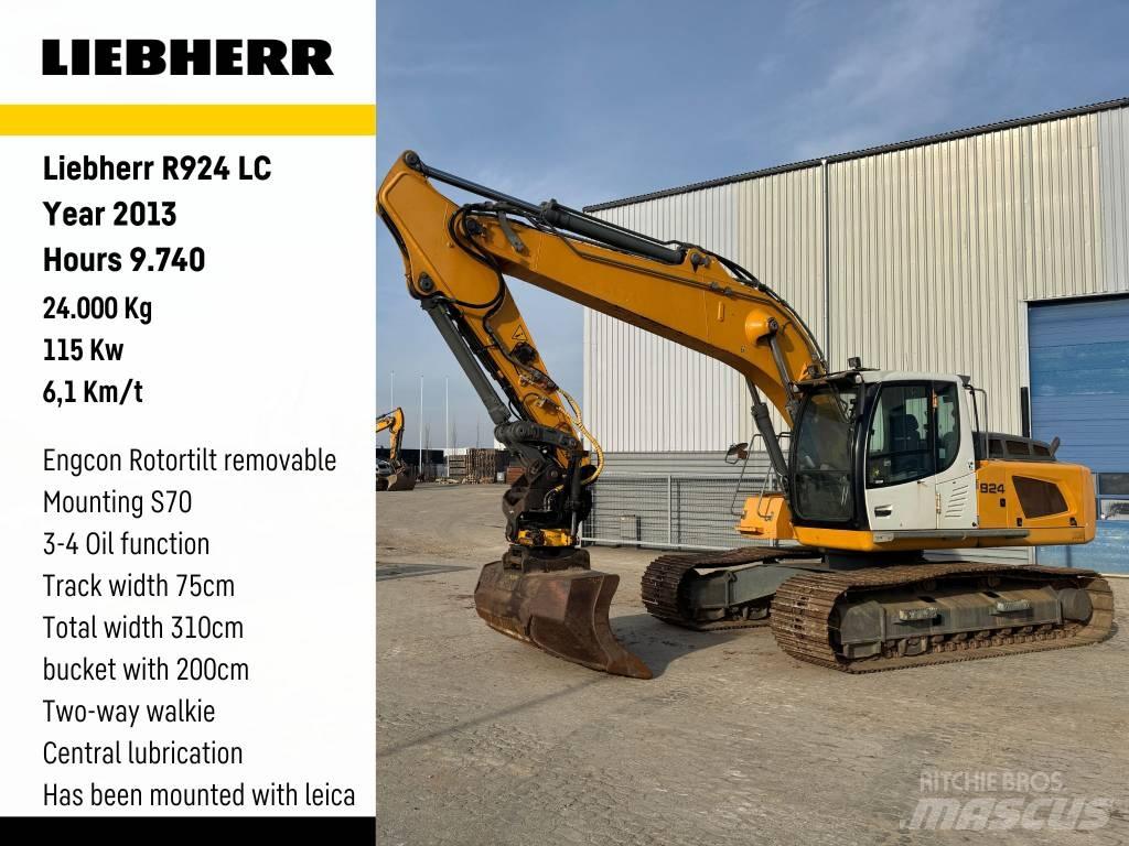 Liebherr R 924 Pásové rýpadlá