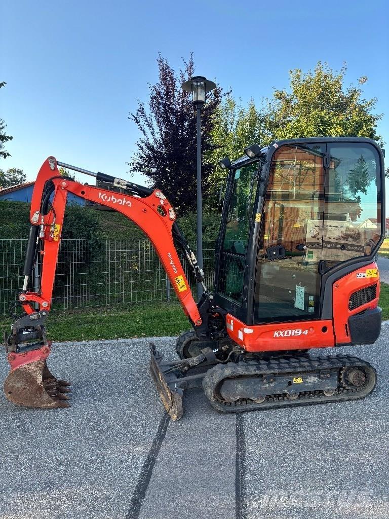 Kubota KX 019-4 Mini rýpadlá < 7t