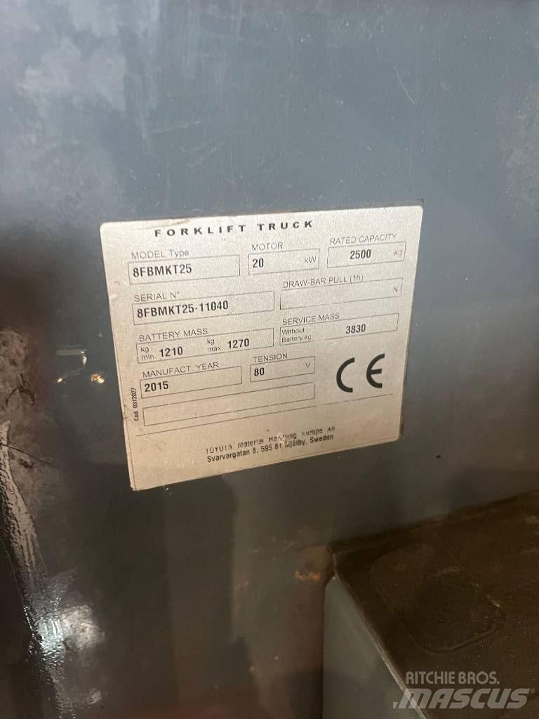 Toyota 8 FBMKT 25 Akumulátorové vozíky