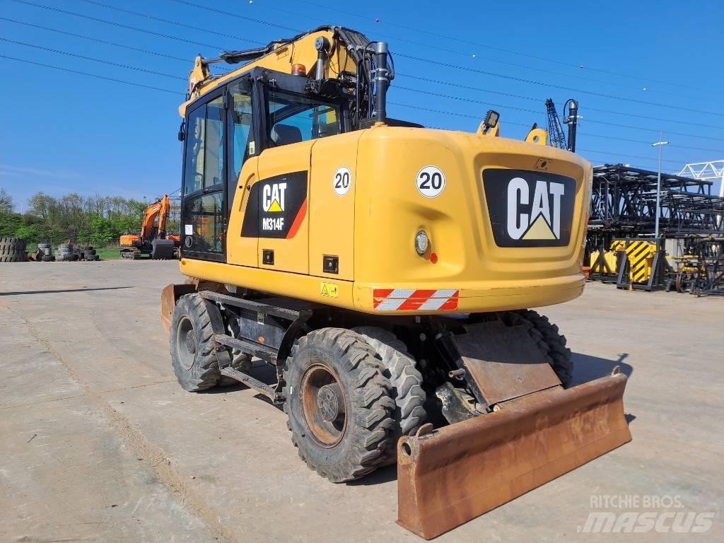 CAT M314F Kolesové rýpadlá
