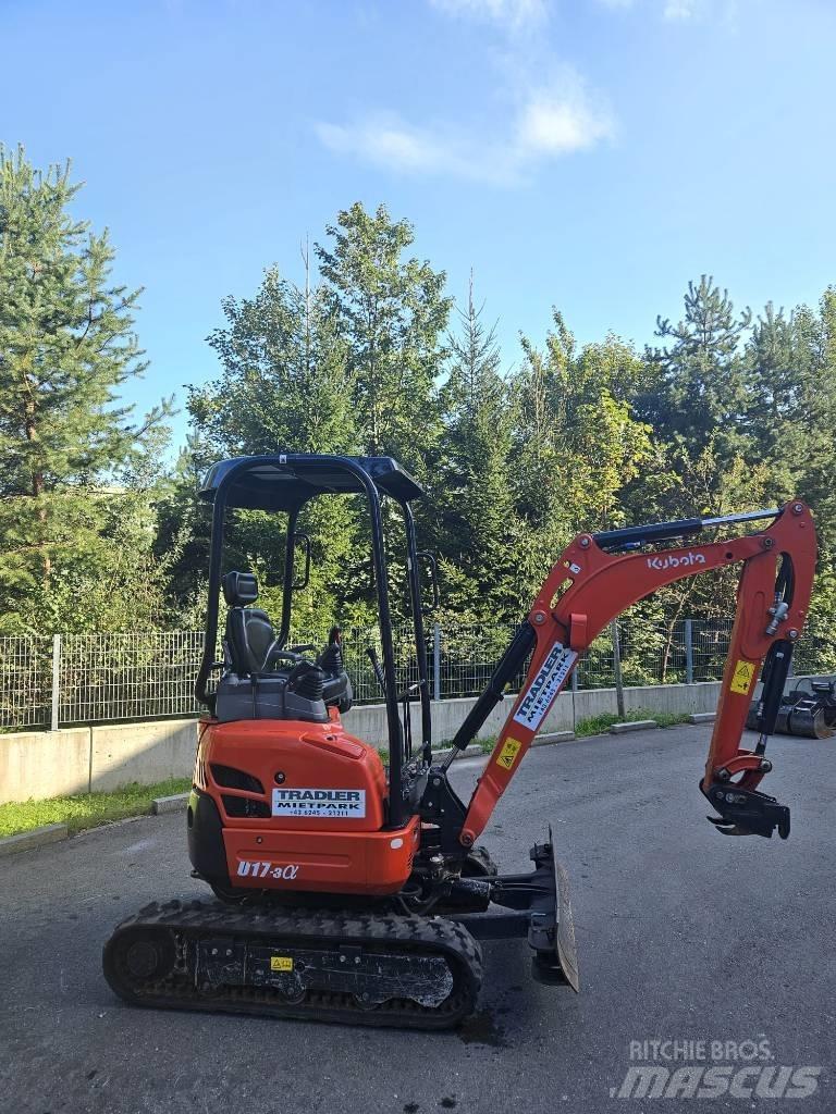 Kubota U 17-3 Mini rýpadlá < 7t