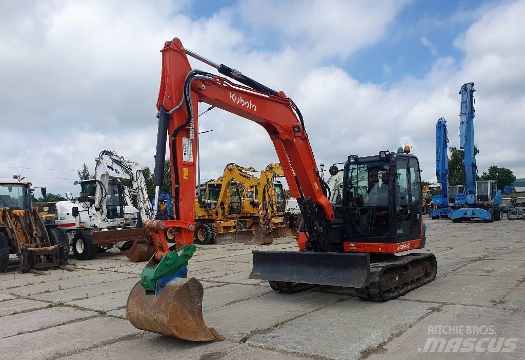 Kubota KX 080-4a Midi rýpadlá 7 t - 12 t