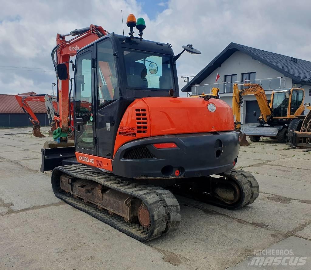 Kubota KX 080-4a Midi rýpadlá 7 t - 12 t