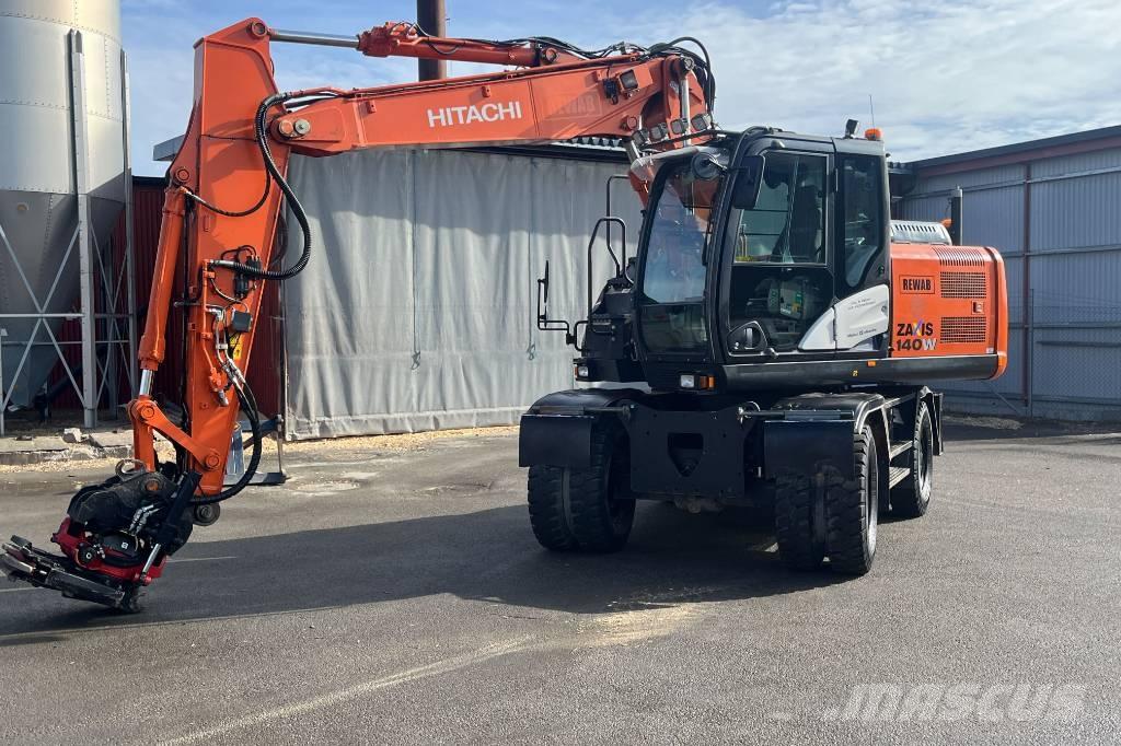 Hitachi ZX 140 W-5 Kolesové rýpadlá