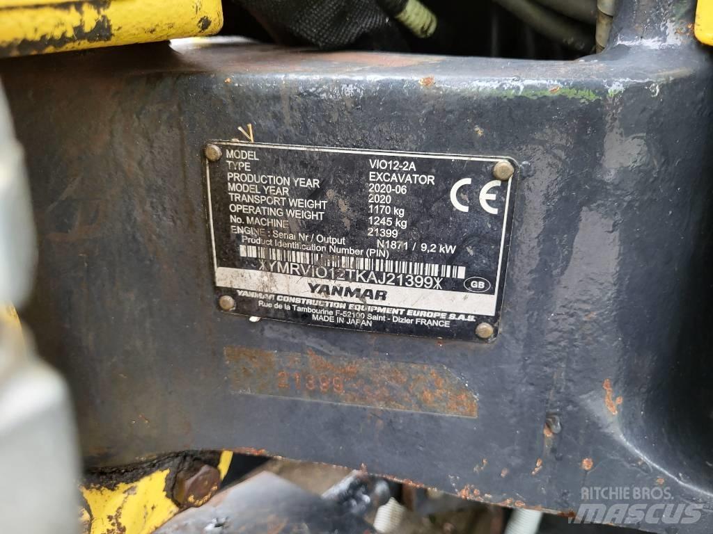 Yanmar VIO12 Mini rýpadlá < 7t