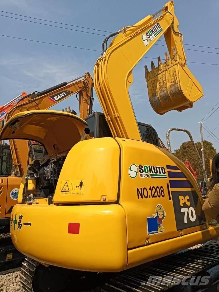 Komatsu PC 70 Midi rýpadlá 7 t - 12 t