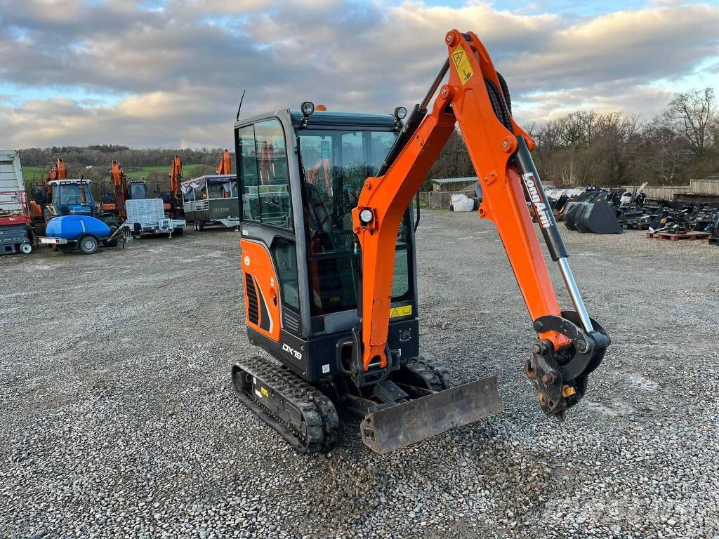 Doosan DX 19 Mini rýpadlá < 7t