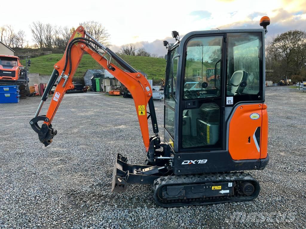 Doosan DX 19 Mini rýpadlá < 7t