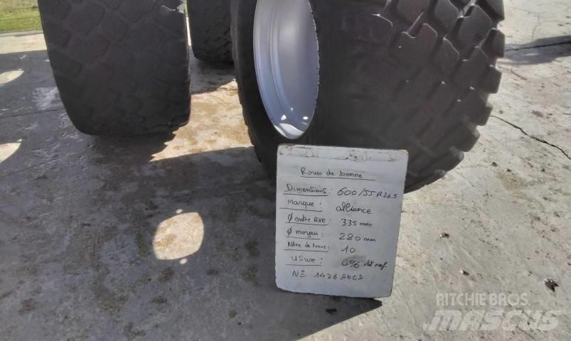 Alliance 600/55R26.5 Pneumatiky, kolesá a ráfiky