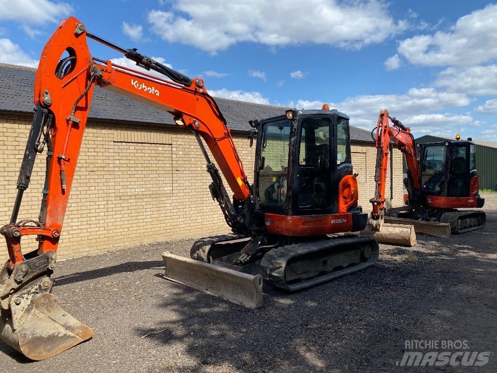 Kubota Kx057 Mini rýpadlá < 7t