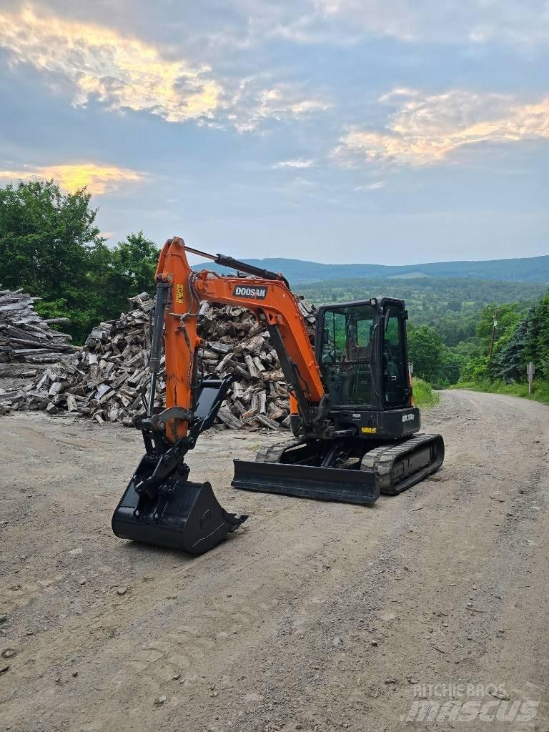 Doosan DX 50 Z Mini rýpadlá < 7t