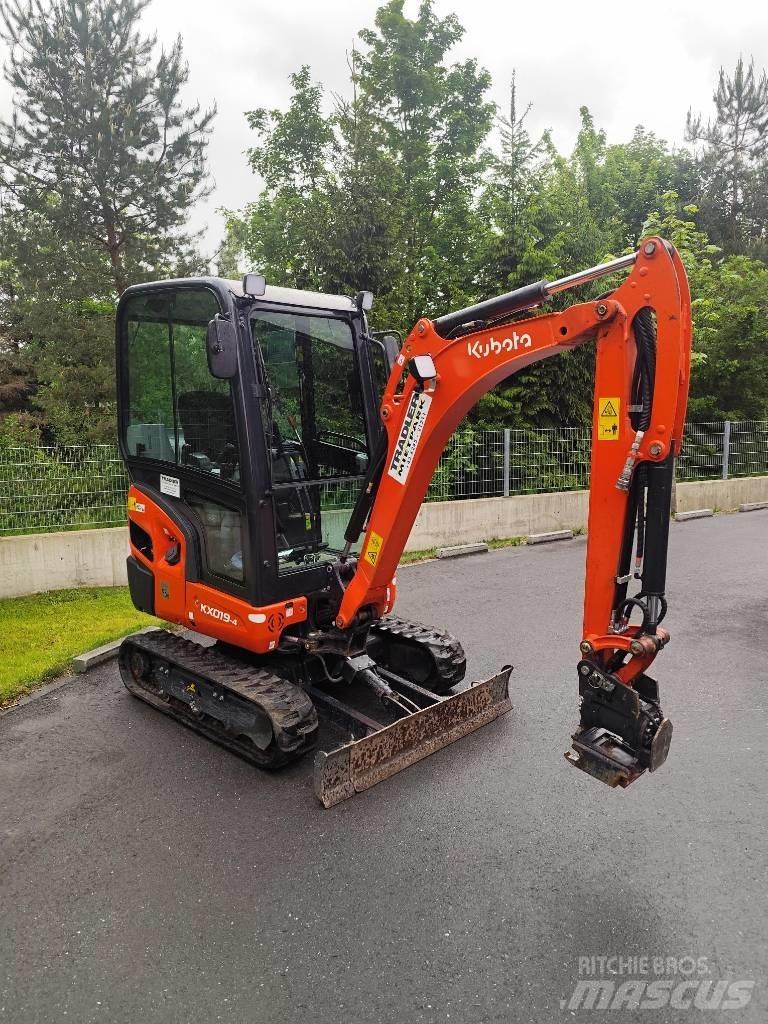 Kubota KX 019-4 Mini rýpadlá < 7t