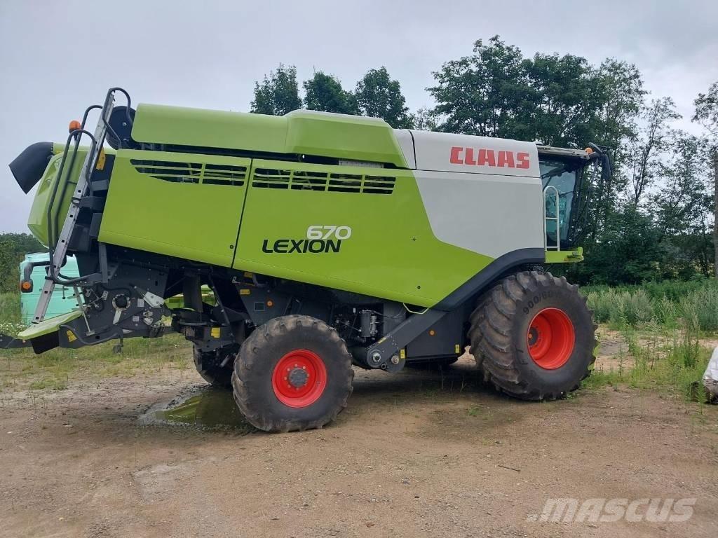 CLAAS Lexion 670 Kombinované zberacie stroje