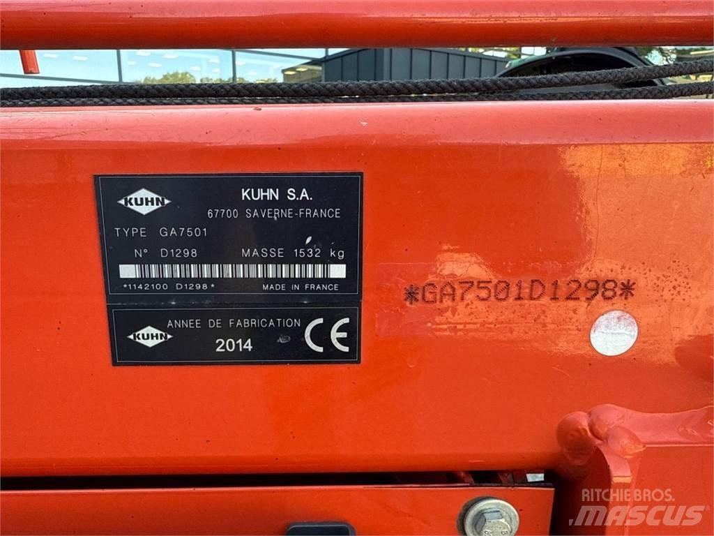 Kuhn GA 7501 Riadkovacie žacie stroje