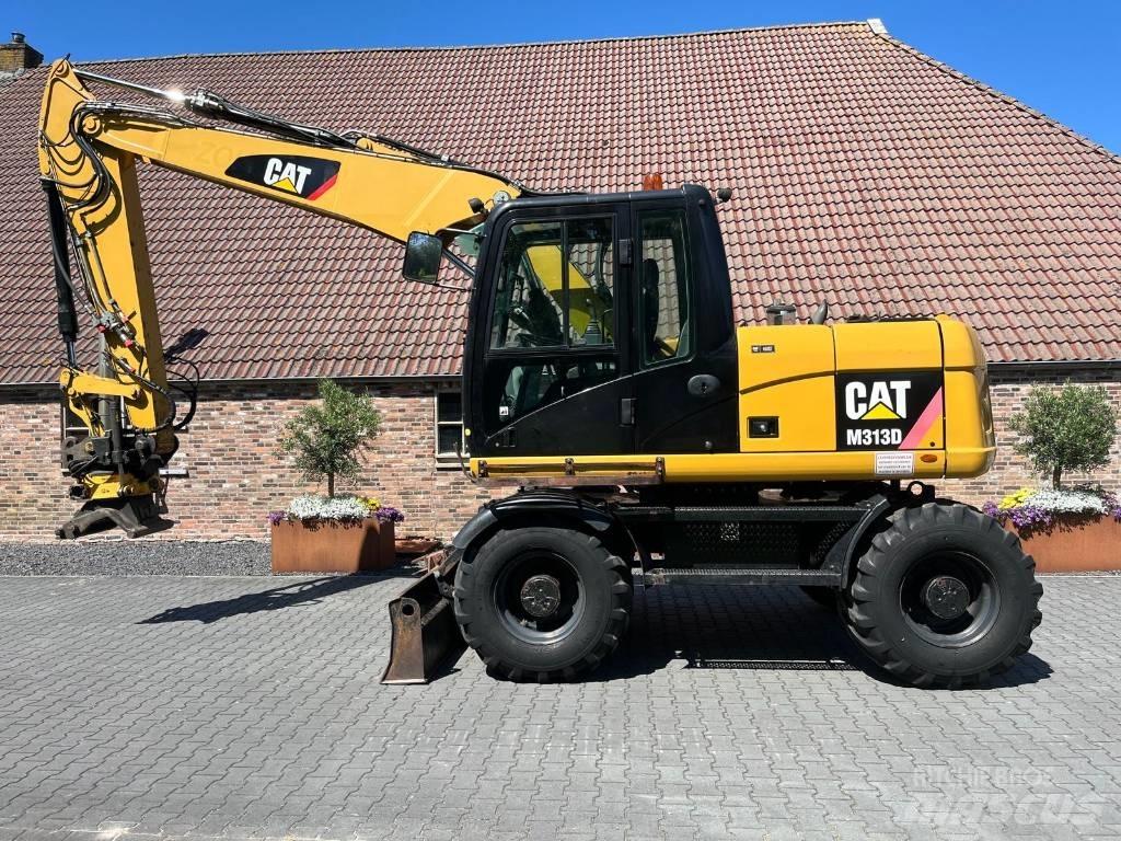 CAT M 313 D Kolesové rýpadlá