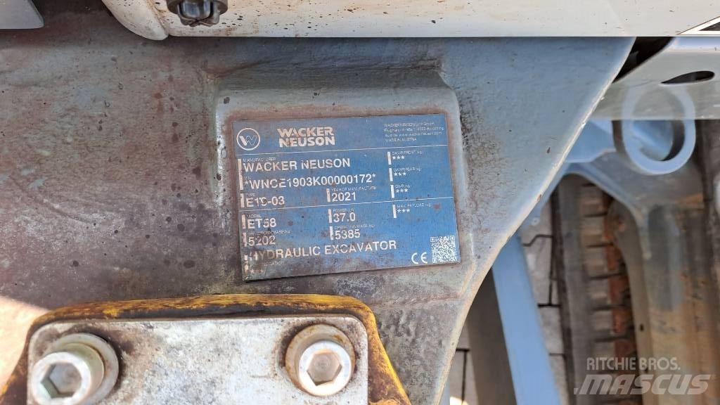 Wacker Neuson ET58 Pásové rýpadlá