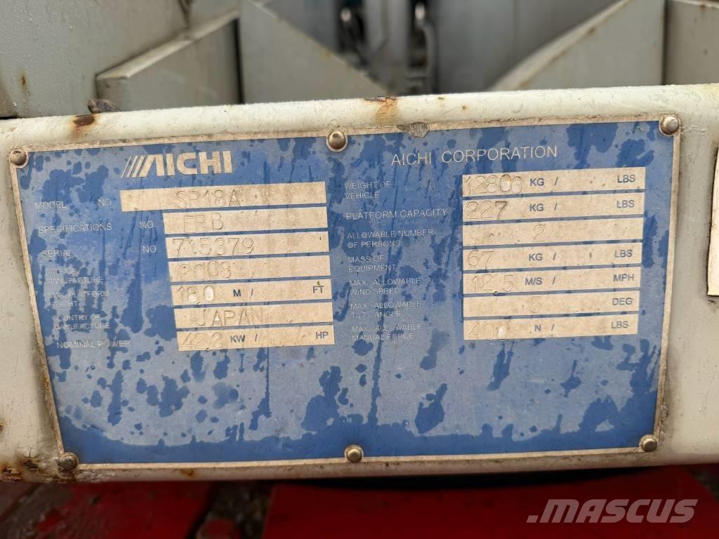 Aichi SR 18 A Teleskopické plošiny