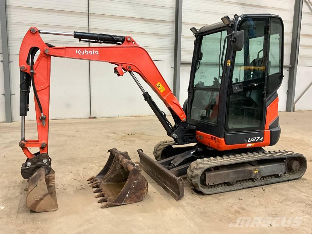 Kubota U 27-4 Mini rýpadlá < 7t
