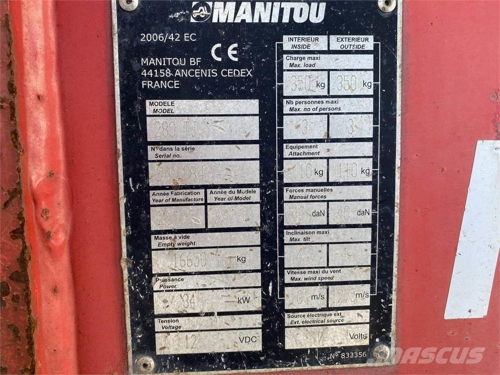 Manitou 280TJ Kĺbové plošiny