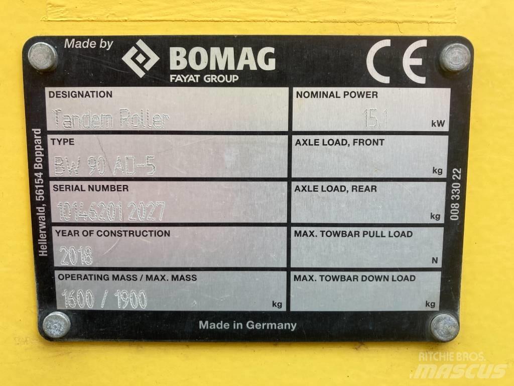 Bomag BW 90 AD-5 Tandemové valce