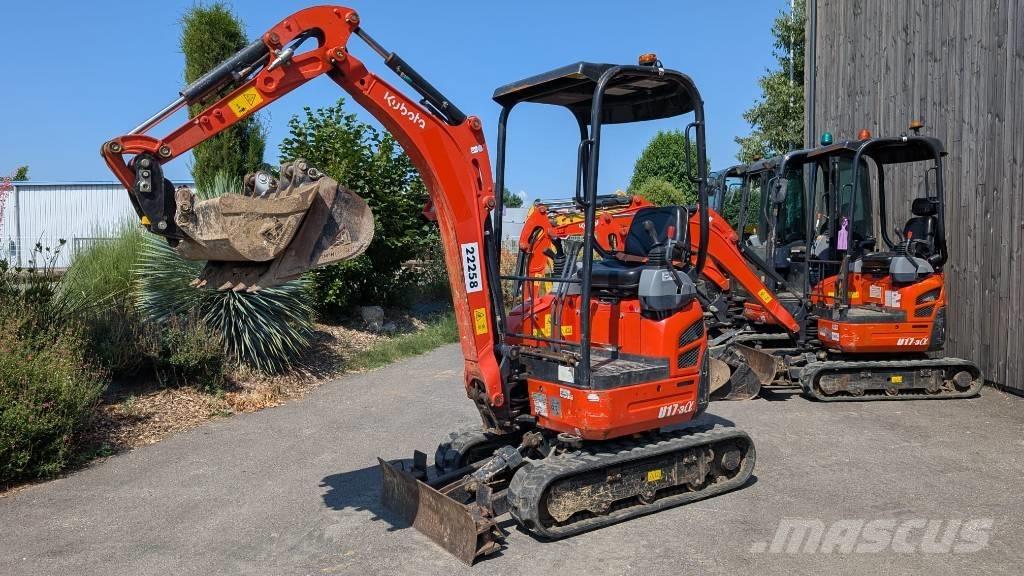 Kubota U 17-3 Mini rýpadlá < 7t
