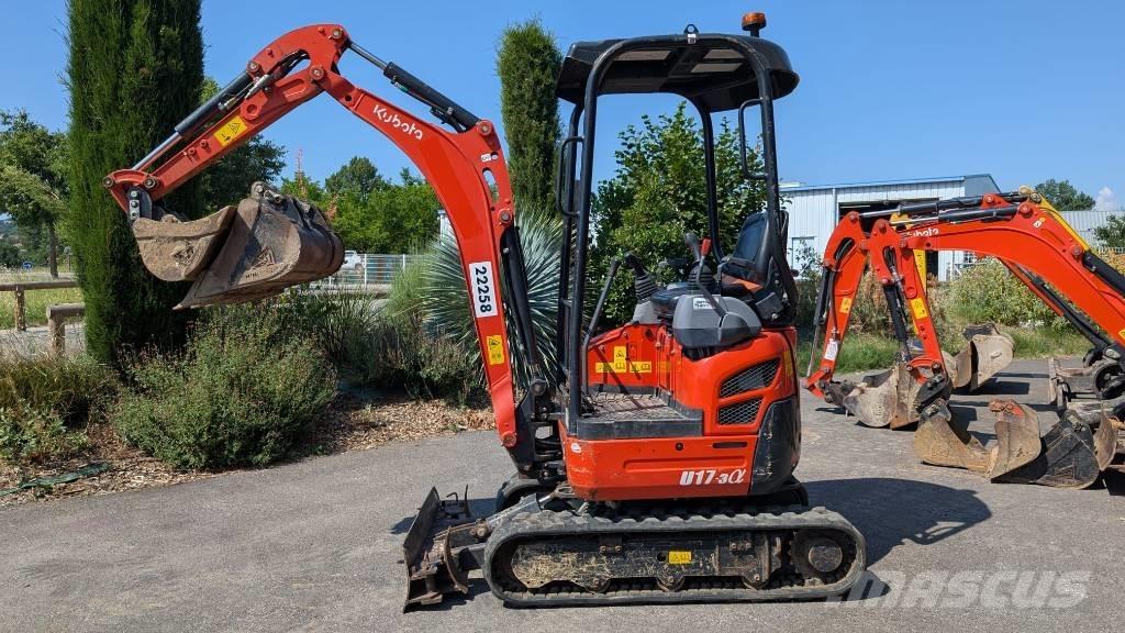Kubota U 17-3 Mini rýpadlá < 7t