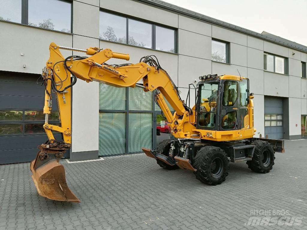 Komatsu PW118 MR-11 Kolesové rýpadlá