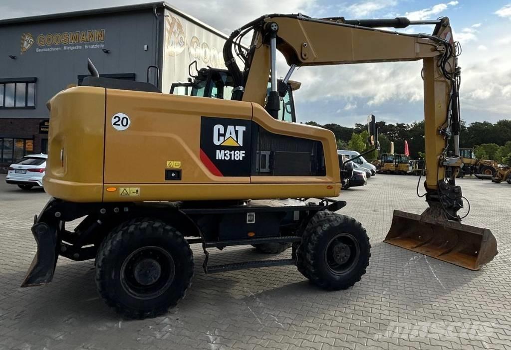 CAT M 318 F Kolesové rýpadlá