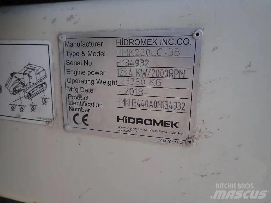 Hidromek HMK 220LC Pásové rýpadlá