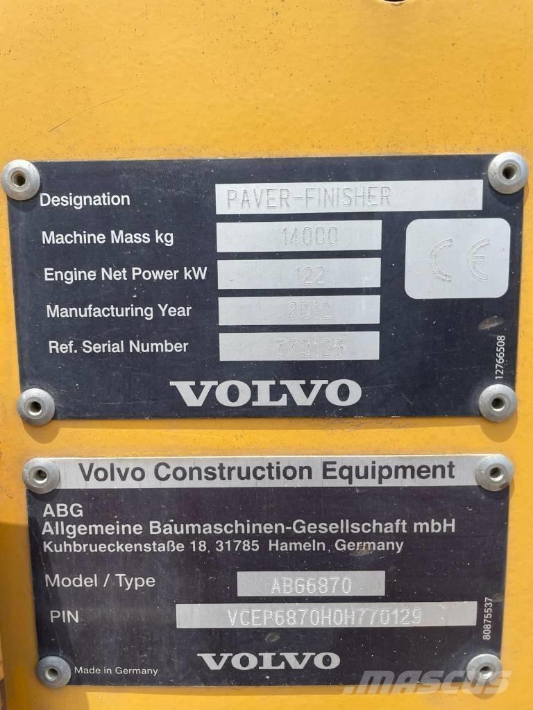 Volvo ABG 6870 Finišéry