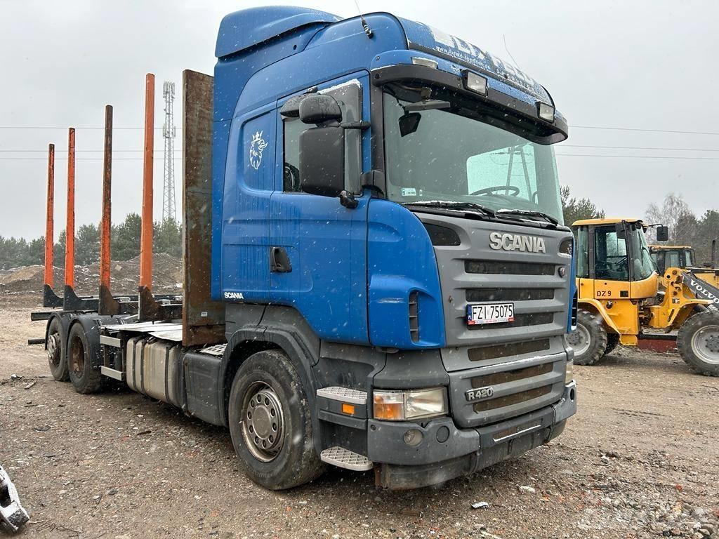 Scania R 420 Nákladné vozidlá na prepravu dreva