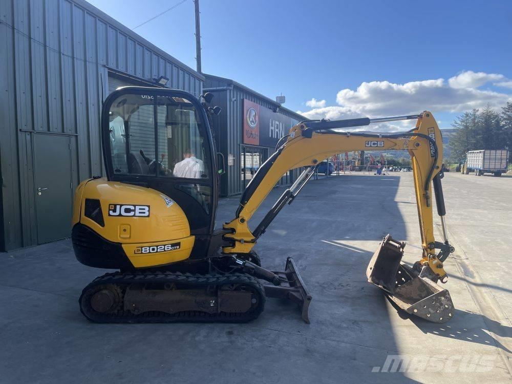 JCB 8026 Mini rýpadlá < 7t